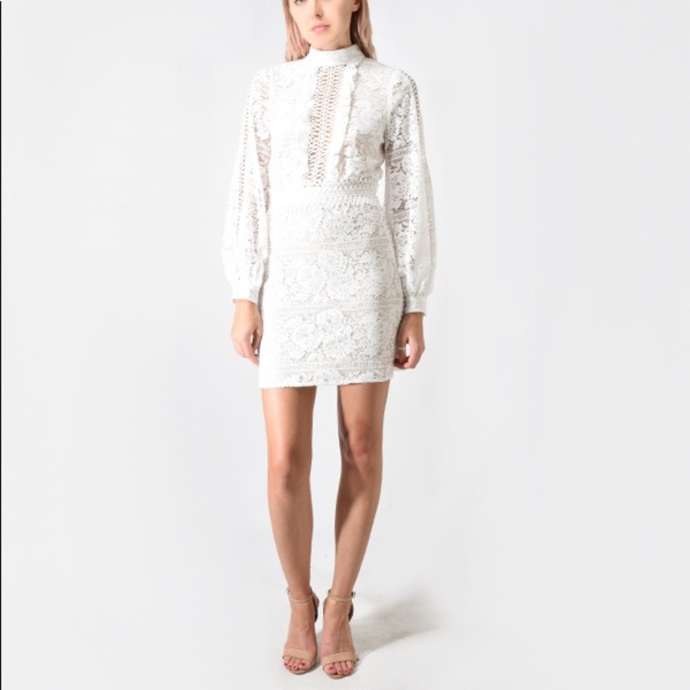We are Kindred White Lace Dress (Never Worn)